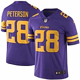 Nike Men & Women & Youth Vikings 28 Adrian Peterson Purple Color Rush Limited Jersey,baseball caps,new era cap wholesale,wholesale hats